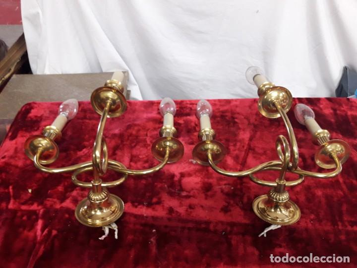 Antig&uuml;edades: Pareja apliques a&ntilde;os 20 - Foto 1
