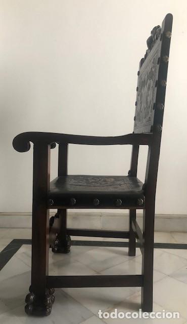 Antig&uuml;edades: Sill&oacute;n estilo Renacimiento - Foto 5