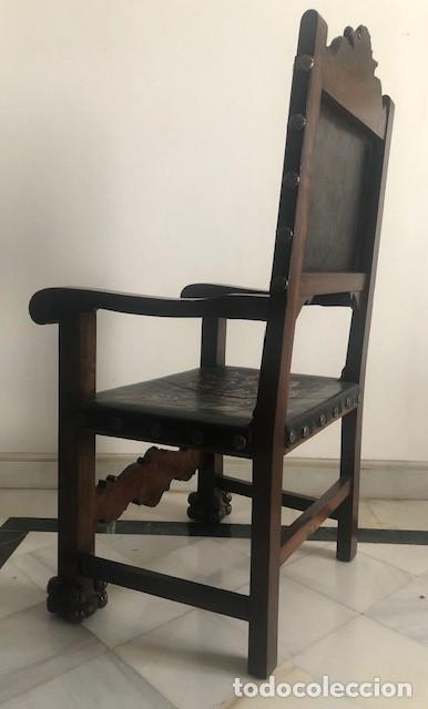 Antig&uuml;edades: Sill&oacute;n estilo Renacimiento - Foto 6