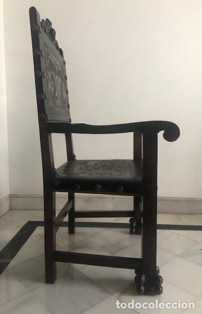 Antig&uuml;edades: Sill&oacute;n estilo Renacimiento - Foto 9