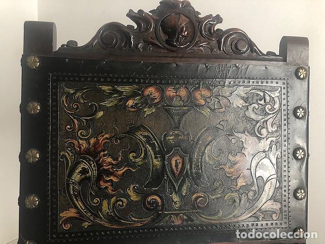 Antig&uuml;edades: Sill&oacute;n estilo Renacimiento - Foto 12