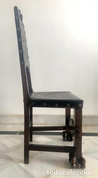 Antig&uuml;edades: Seis sillas estilo renacimiento - Foto 8