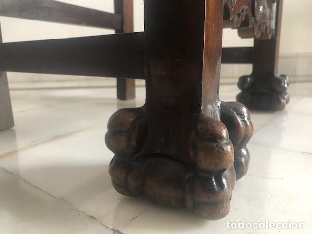 Antig&uuml;edades: Seis sillas estilo renacimiento - Foto 11