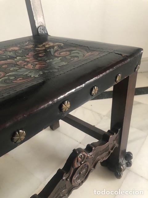 Antig&uuml;edades: Seis sillas estilo renacimiento - Foto 13