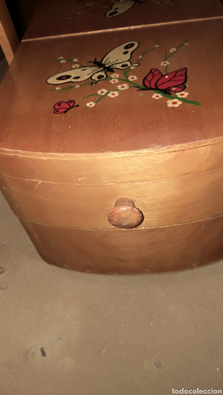 Antig&uuml;edades: ANTIGUO COSTURERO MADERA - Foto 3