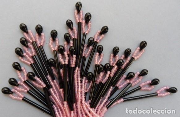 Antiquit&auml;ten: CUATRO ANTIGUAS PIEZAS DE CUENTAS DE CRISTAL PPIO.S.XX