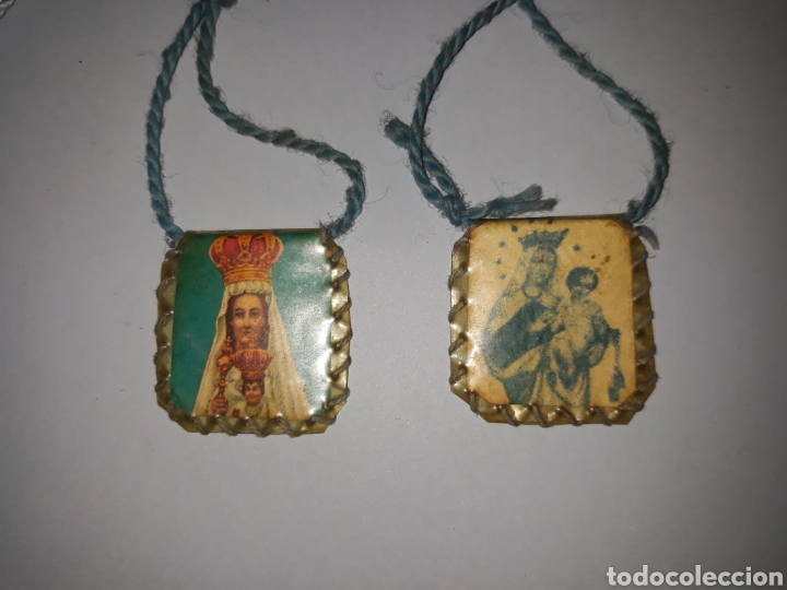 Antig&uuml;edades: Lote de escapularios - Foto 2