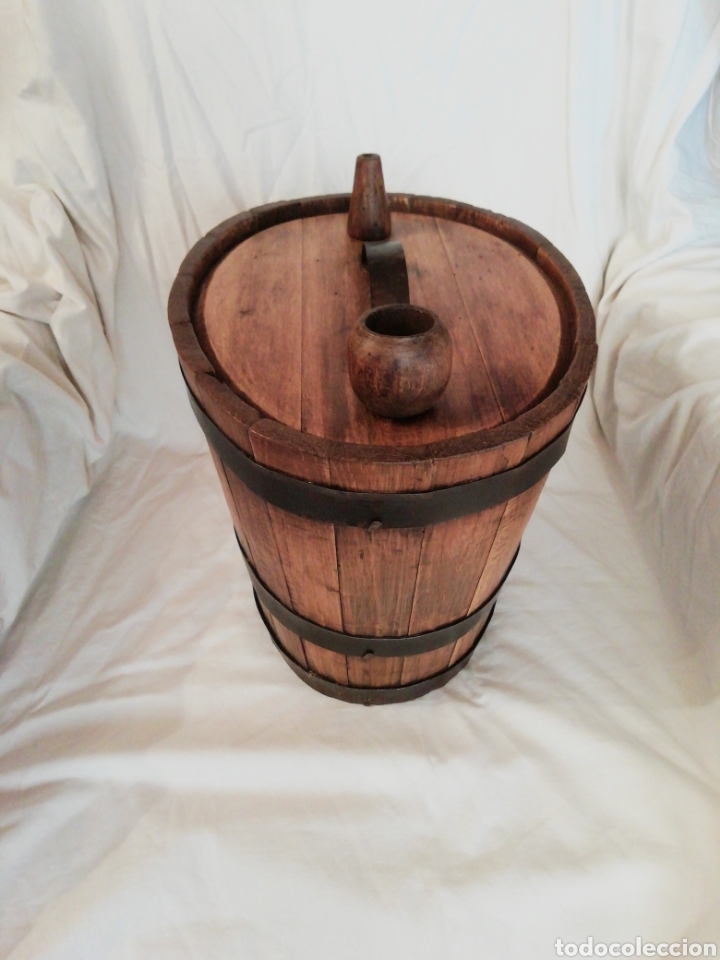 Antig&uuml;edades: Botijo de madera antiguo - Foto 2