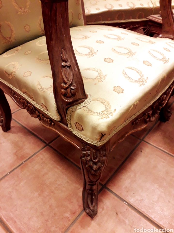 Antig&uuml;edades: SILLERIA ESTILO NAPOLE&Oacute;N III - Foto 3