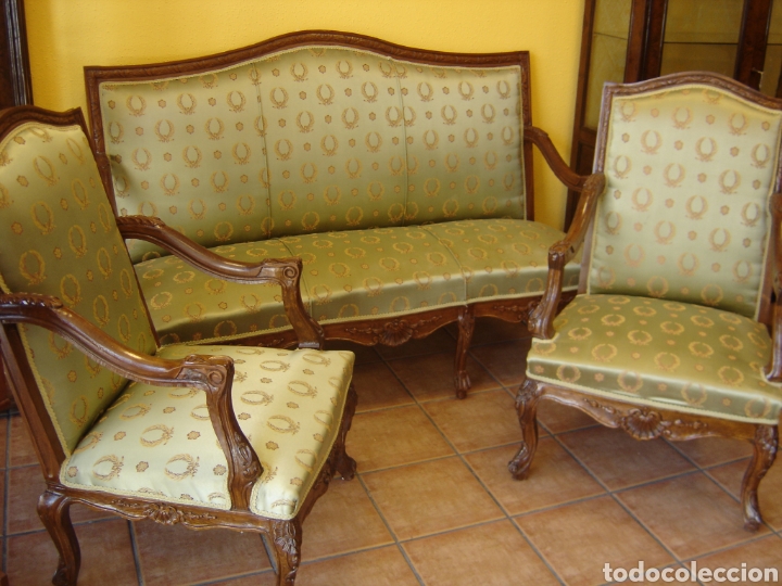 Antig&uuml;edades: SILLERIA ESTILO NAPOLE&Oacute;N III - Foto 1