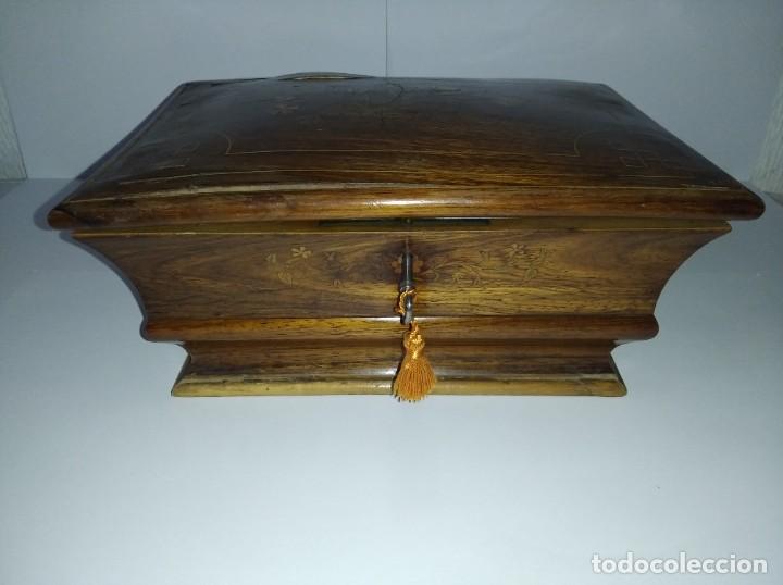 Antig&uuml;edades: CAJA PALOSANTO INGLESA - Foto 3