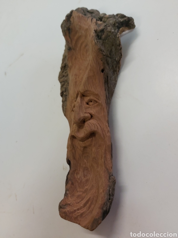 Antig&uuml;edades: Talla madera duende del bosque - Foto 2