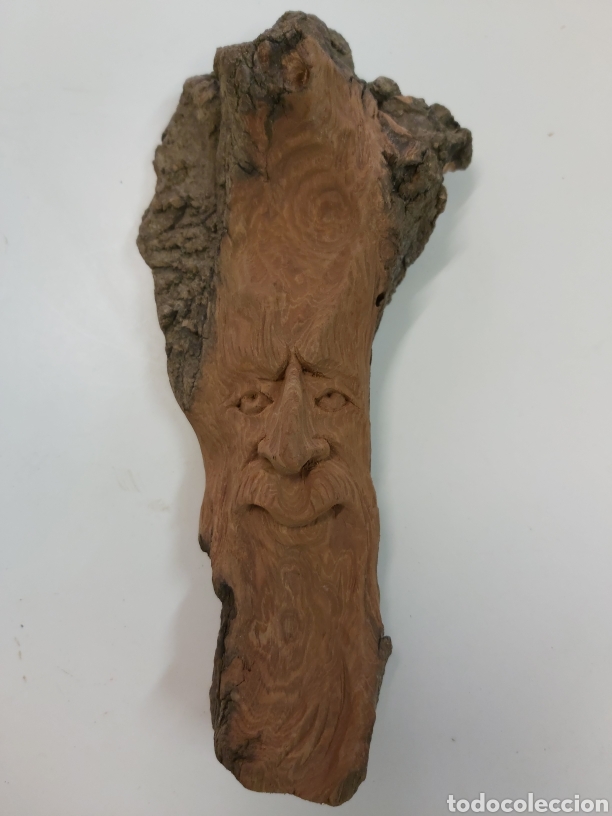Antig&uuml;edades: Talla madera duende del bosque - Foto 1