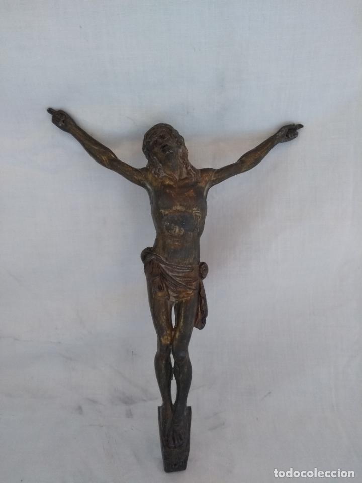Antig&uuml;edades: Cristo en metal. - Foto 1