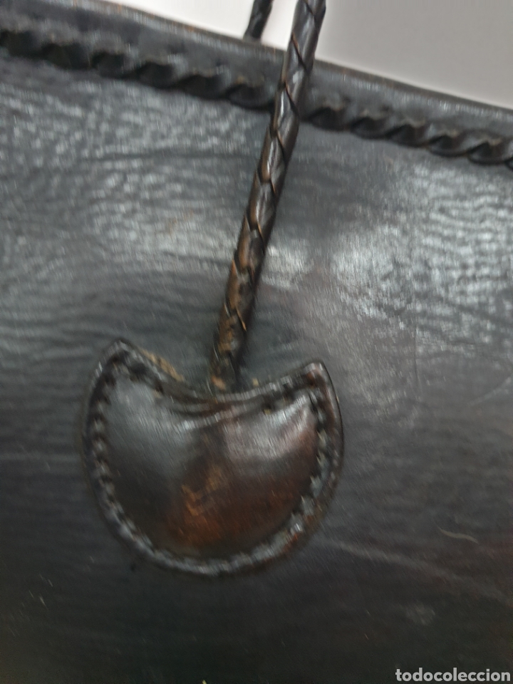 Antig&uuml;edades: Bolso de cuero - Foto 9