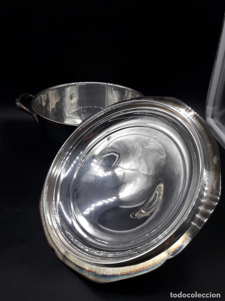 Antig&uuml;edades: Sopera de alpaca - Foto 3