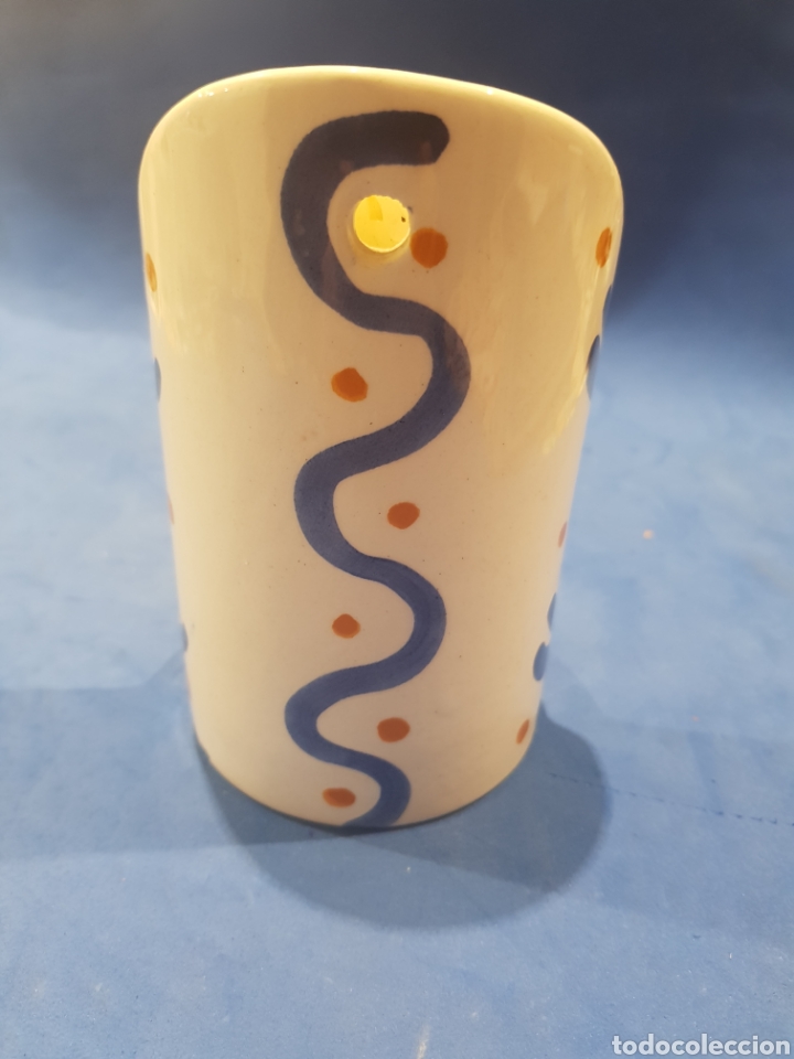 Antig&uuml;edades: Palmatoria de ceramica esmaltada - Foto 2