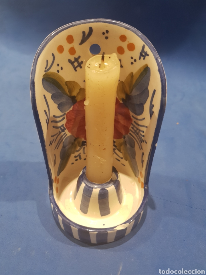Antig&uuml;edades: Palmatoria de ceramica esmaltada - Foto 1