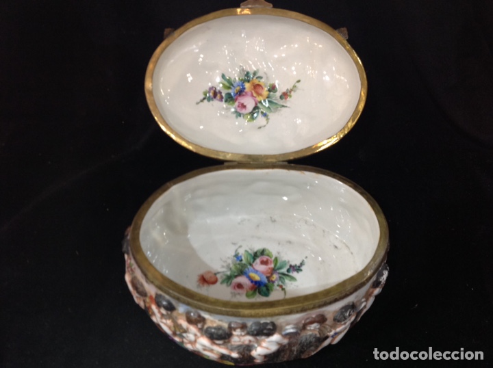 Antig&uuml;edades: CAJA PORCELANA CAPODIMONTE - Foto 3