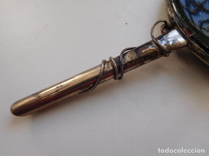 Antig&uuml;edades: Palmatoria de plata y esmalte a&ntilde;os 70 - Foto 7