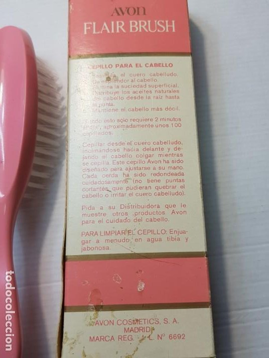 Antiguo Cepillo Avon Pelo Flair Brush En Funda Comprar En Todocoleccion 204089101 1558