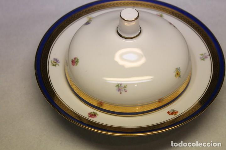 Antig&uuml;edades: QUESERA DE PORCELANA DE LIMOGES - Foto 1