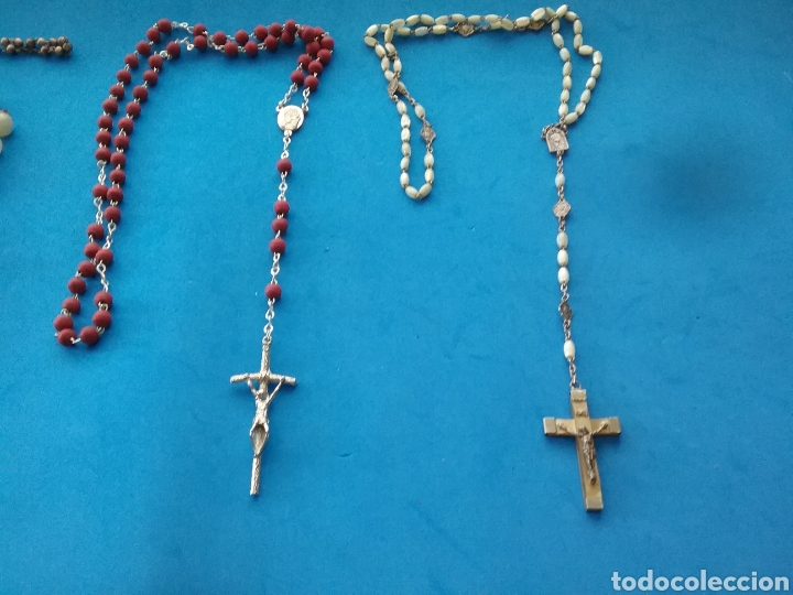 Antig&uuml;edades: Lote de 4 rosarios. - Foto 3