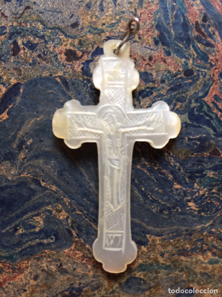 Antig&uuml;edades: CRUZ DE N&Aacute;CAR DE JERUSALEM. S. XVIII - Foto 1