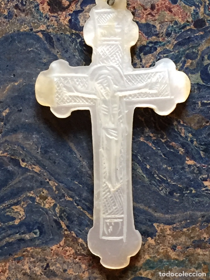 Antig&uuml;edades: CRUZ DE N&Aacute;CAR DE JERUSALEM. S. XVIII - Foto 3