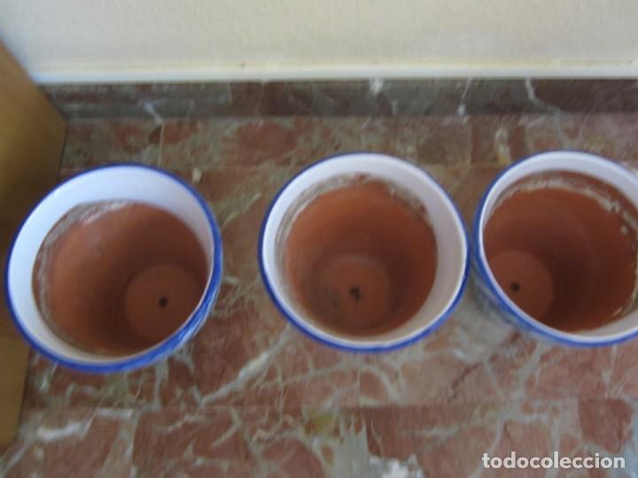 Antig&uuml;edades: MACETEROS CERAMICA GRANADINA - Foto 4