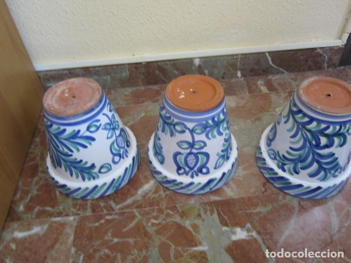 Antig&uuml;edades: MACETEROS CERAMICA GRANADINA - Foto 7