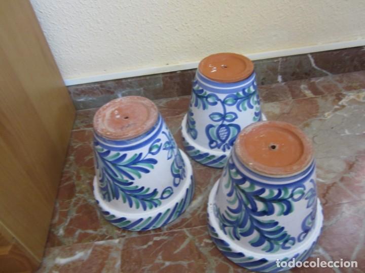 Antig&uuml;edades: MACETEROS CERAMICA GRANADINA - Foto 8