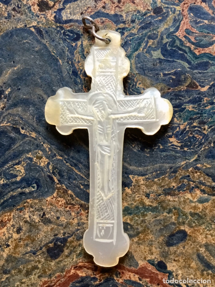 Antig&uuml;edades: CRUZ DE N&Aacute;CAR DE JERUSALEM. S. XVIII - Foto 4
