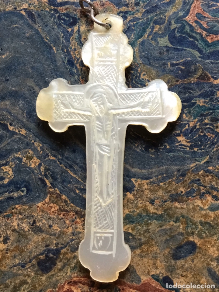 Antig&uuml;edades: CRUZ DE N&Aacute;CAR DE JERUSALEM. S. XVIII - Foto 5