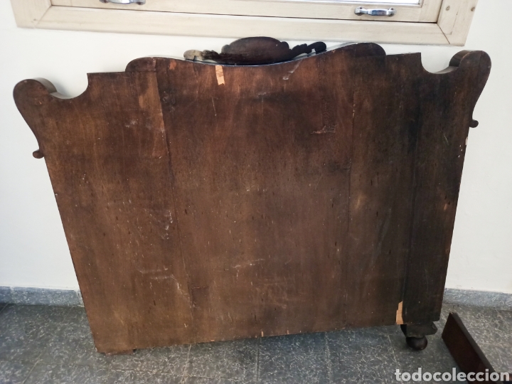 Antig&uuml;edades: Cama de Nogal con columnas salom&oacute;nicas - Foto 6