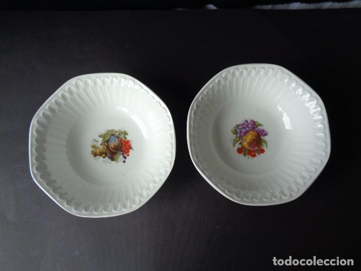 Antig&uuml;edades: PAREJA DE BOLS DE CERAMICA CON MARCA - Foto 1