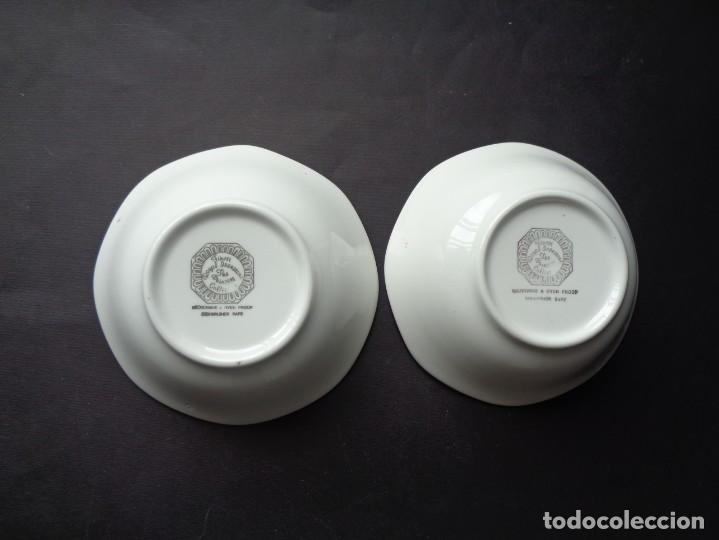 Antig&uuml;edades: PAREJA DE BOLS DE CERAMICA CON MARCA - Foto 3