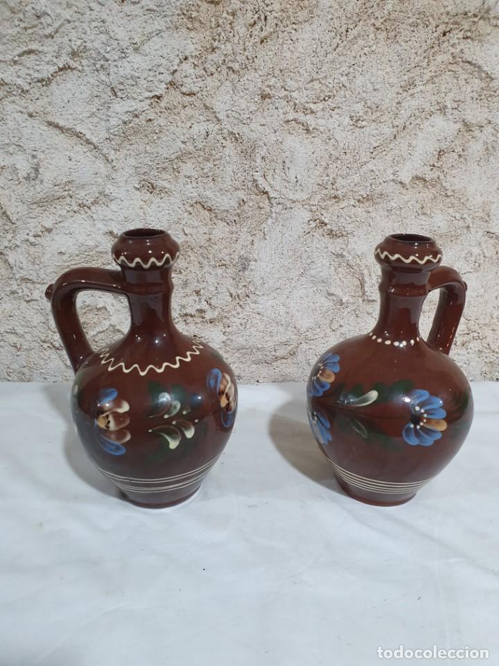 Antig&uuml;edades: PAREJA DE BOTIJAS DE CER&Aacute;MICA - Foto 1