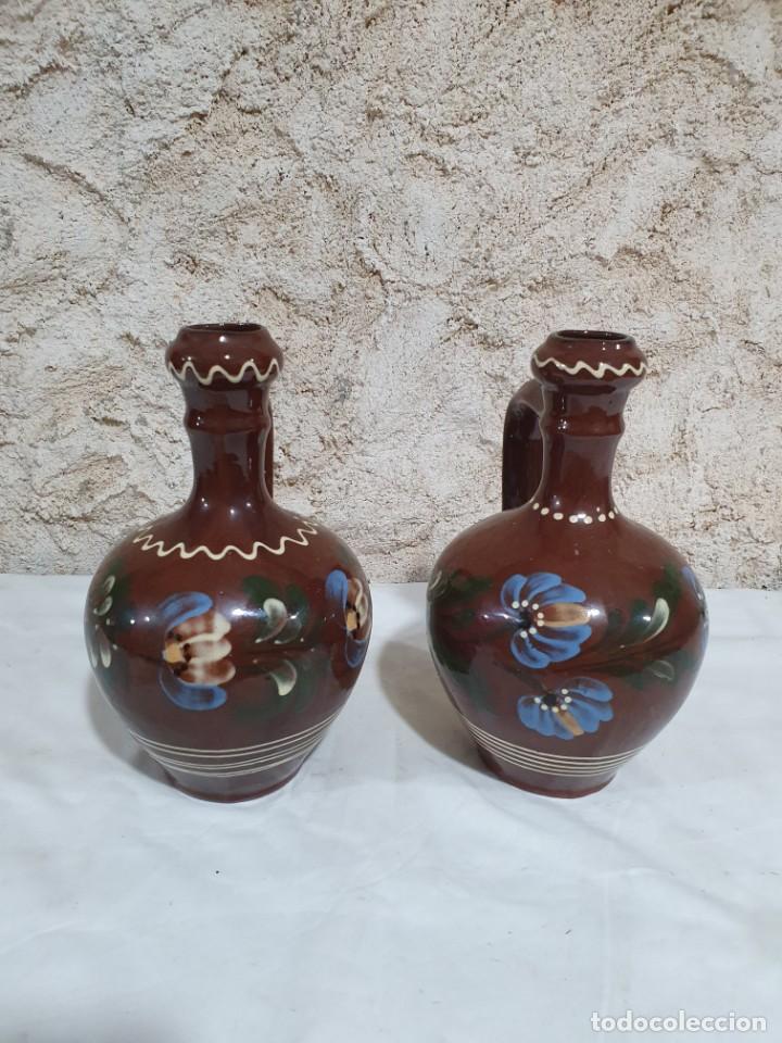 Antig&uuml;edades: PAREJA DE BOTIJAS DE CER&Aacute;MICA - Foto 2