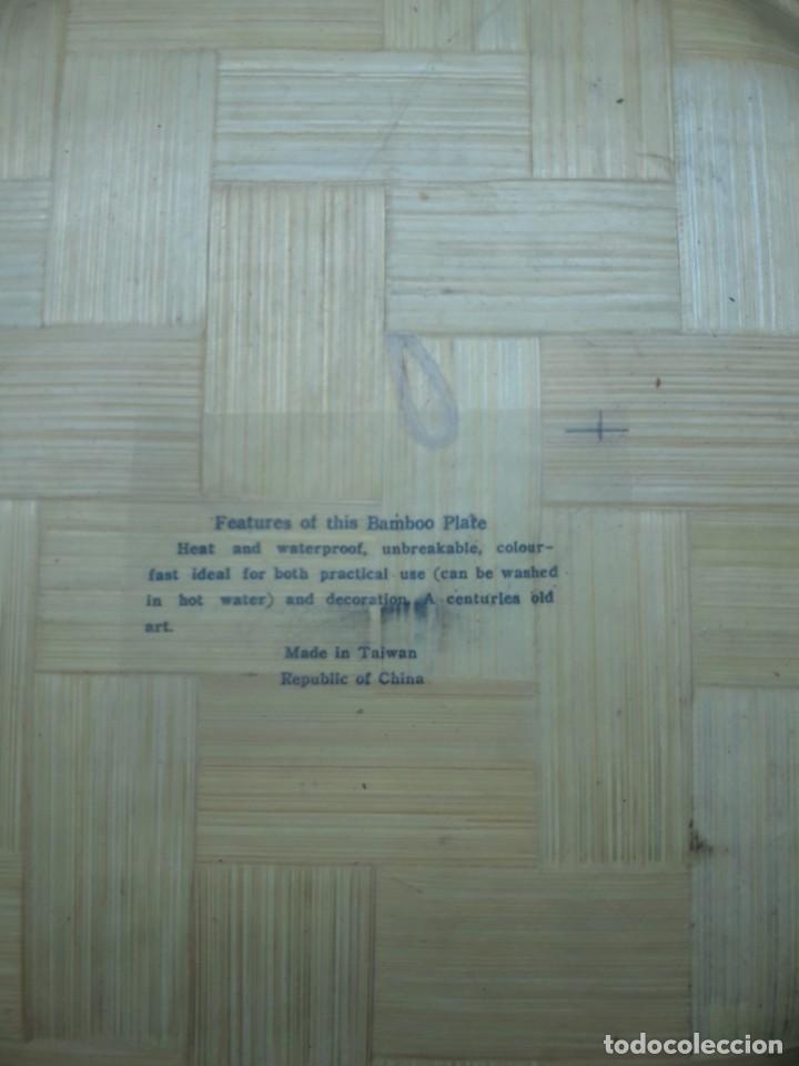 Antig&uuml;edades: Bandeja de bambu - Foto 4