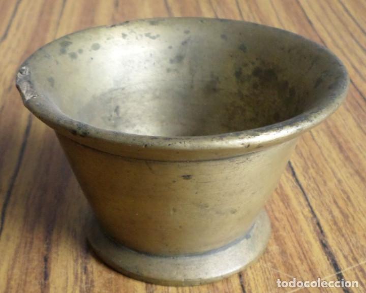 Antig&uuml;edades: Almirez antiguo de bronce sin mazo - Foto 1