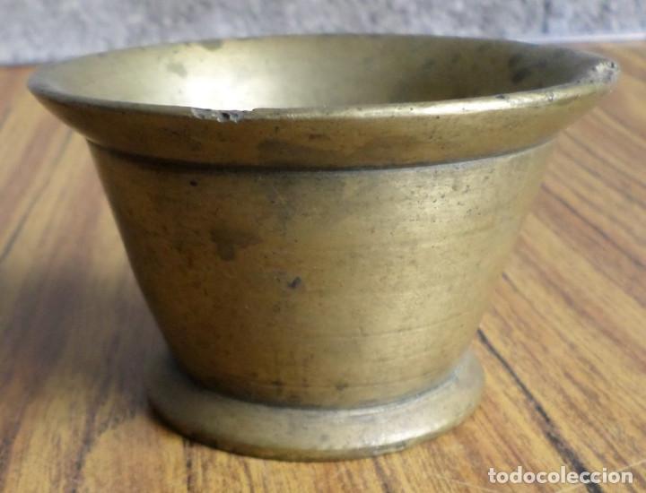 Antig&uuml;edades: Almirez antiguo de bronce sin mazo - Foto 2
