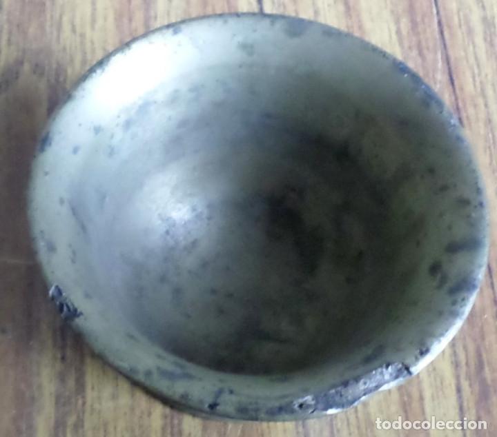Antig&uuml;edades: Almirez antiguo de bronce sin mazo - Foto 3