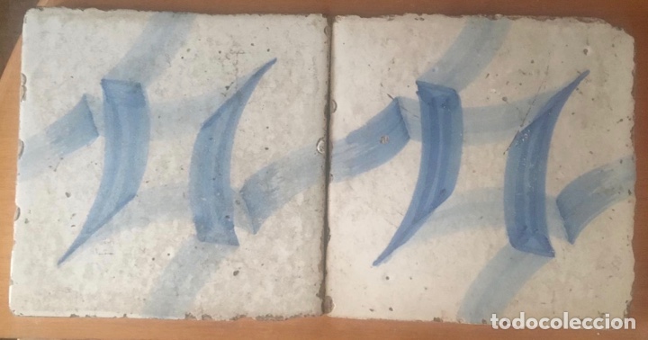 Antig&uuml;edades: AZULEJO VALENCIANO SIGLO XIX. - Foto 1
