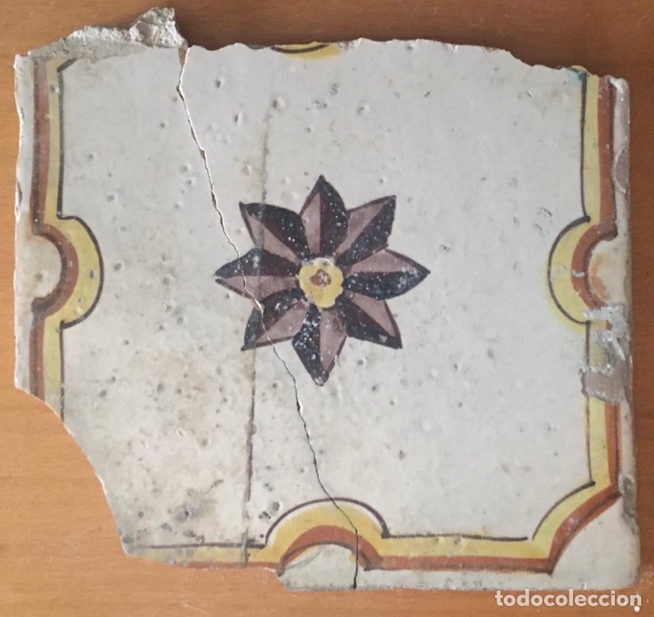 Antig&uuml;edades: AZULEJO VALENCIANO SIGLO XIX - Foto 1