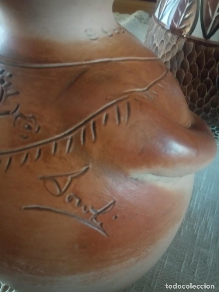 Antig&uuml;edades: HUCHA FIGURA DE MA&Ntilde;AEN BARRO - Foto 4