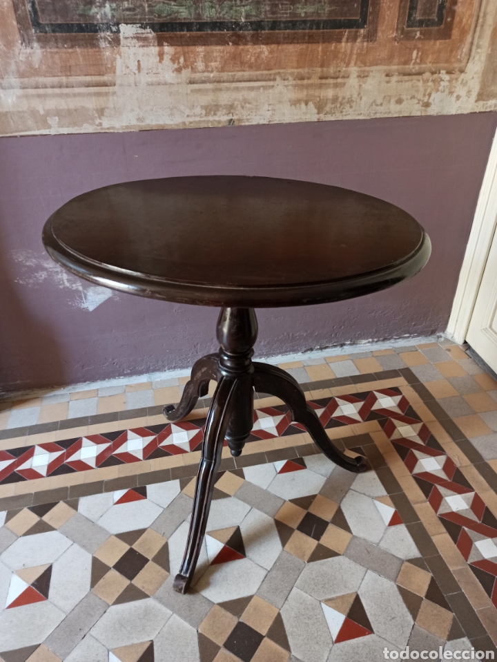 Antig&uuml;edades: Velador Isabelino - Foto 4