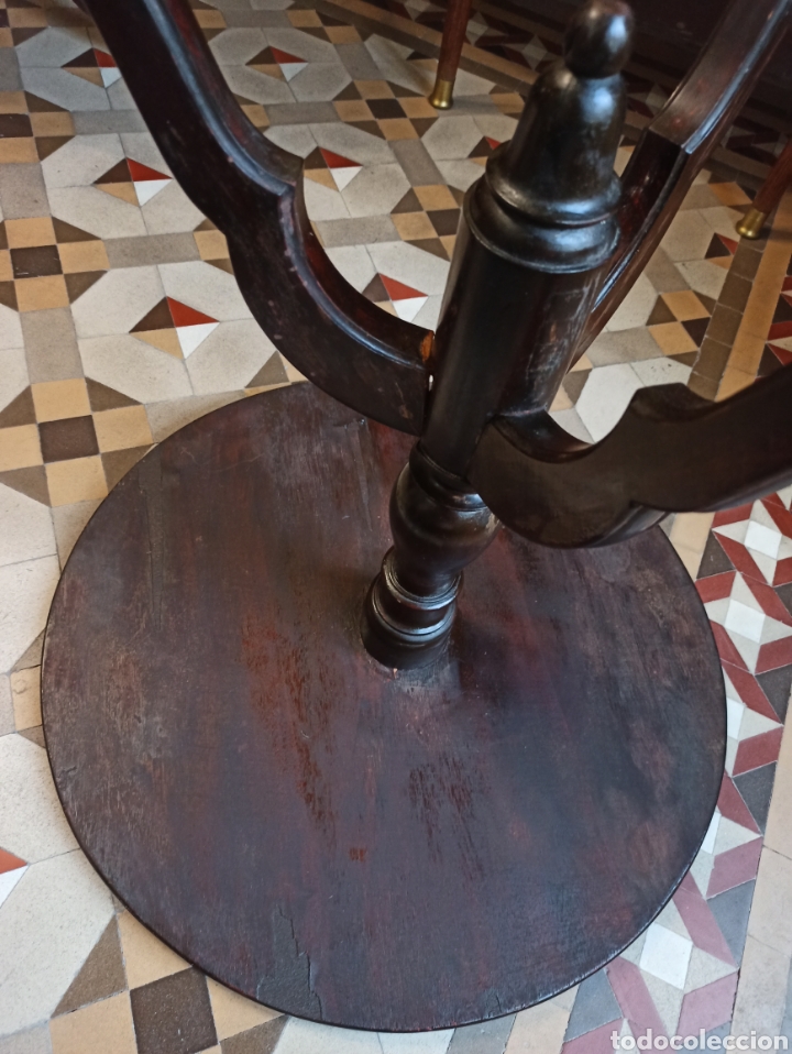 Antig&uuml;edades: Velador Isabelino - Foto 7