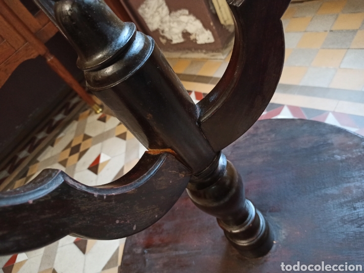 Antig&uuml;edades: Velador Isabelino - Foto 8