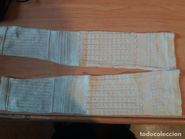 Antig&uuml;edades: Guantes de encaje antiguo - Foto 1